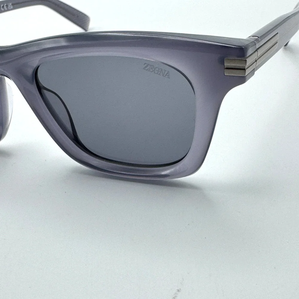 Ermenegildo Zegna Sunglasses EZ0270-F 20D Gray Frame Polarized Gray Lens 52mm